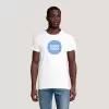 TEE SHIRT PUBLICITAIRE HOMME BIO BLANC 'PIONEER' 175 GR/M²