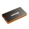BATTERIE DE SECOURS 5000 MAH SCX® PERSONNALISÉE ANTIBACTÉRIENNE EN BOIS AVEC LOGO LUMINEUX 'CHEDI'