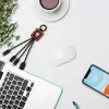 CÂBLE DE CHARGE 3 EN 1 SCX® PERSONNALISÉ AVEC LOGO LUMINEUX 'KEMES'