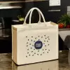 SAC ISOTHERME PERSONNALISABLE EN COTON ET JUTE 'RIVIERA'