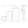 SERVIETTE MICROFIBRE PERSONNALISÉE QUADRI 'DULLY'