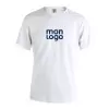 TEE SHIRT BLANC PERSONNALISABLE MIXTE 'LEYA' 130 GR/M²