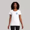 TEE SHIRT PUBLICITAIRE FEMME BLANC ORIGINE FRANCE 'LOLA'