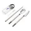 SET DE COUVERTS PERSONNALISÉ EN ACIER INOXYDABLE 'MENDI'
