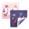 LINGETTE MICROFIBRE PUBLICITAIRE 'EPOUSTIF II' EN RPET   QUADRICHROMIE