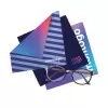 LINGETTE MICROFIBRE PUBLICITAIRE 'EPOUSTIF II' EN RPET   QUADRICHROMIE