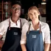 TABLIER PERSONNALISÉ EN COTON BIO 'MADURAI'
