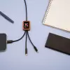 CABLE DE CHARGE 5EN1 SCX® PERSONNALISÉ LOGO LUMINEUX 'KIPA SMART'