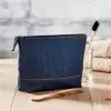 TROUSSE DE TOILETTE PERSONNALISÉE EN DENIM 'GENOA POUCH' 