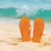 TONGS PERSONNALISÉES DE PLAGE 'HAWAI'