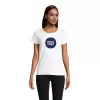 TEE SHIRT BLANC PERSONNALISABLE FEMME 'CRUSADER WOMEN' 150 GR/M²