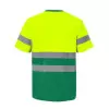 TEE SHIRT PERSONNALISABLE BICOLORE HAUTE VISIBILITÉ VELILLA® 'DISTO'