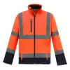 VESTE PERSONNALISABLE SOFTSHELL HAUTE VISIBLITÉ YOKO® 'MARK'