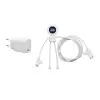 PACK DE CÂBLE ET PRISE PUBLICITAIRE XOOPAR® 'MR BIO FASTCHARGE PRISE30W' 