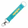 PORTE CLE PERSONNALISABLE RUBAN 'PALOMA RPET ANNEAU'