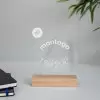 TROPHEE LUMINEUX PERSONNALISABLE 'UKITA CUSTOM WOOD'