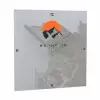 HORLOGE MURALE PERSONNALISABLE 'HAROE CARRE'