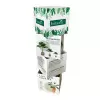 TOTEM PUBLICITAIRE EN CARTON CUBES 'PIKI' 