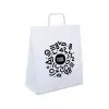SAC ANSES TORSADEES PUBLICITAIRE 18X8X21 BLANC 'TORSI'