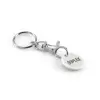 PORTE CLES PUBLICITAIRE AVEC MOUSQUETON 'SEGNA'
