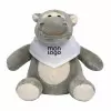 PELUCHE PERSONNALISABLE AVEC BANDANA HIPPOPOTAME 'HEPPO'