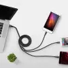 CABLE DE CHARGE PERSONNALISABLE 5 EN 1 12W 'KOLM'