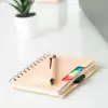CARNET BAMBOU AVEC STYLO PERSONNALISABLE 'WHIM STICK'