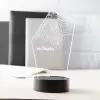 TROPHEE PERSONNALISABLE EN ACRYLIQUE AVEC LAMPE LED 'UKITA'