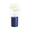 AMPOULE PERSONNALISEE 2 LIGNES 'LAMPUN'