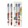 PACK 2 STYLOS 4 COULEURS BIC® PERSONNALISABLE 'STYLBOX'