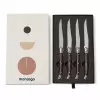 COFFRET PERSONNALISABLE DE COUTEAUX A VIANDE 'RHOS' 