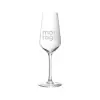 VERRE À CHAMPAGNE PUBLICITAIRE 'CHAMPY' 