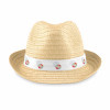 CHAPEAU PAILLE CLAIRE PERSONNALISABLE 'COBOCHIC'
