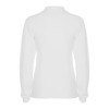 POLO PERSONNALISABLE ML FEMME BLANC 'ESTRELLO'