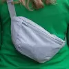 SAC BANANE PERSONNALISABLE EN TOILE RECYCLÉ 'PLATNO' 