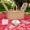 PANIER PIQUE NIQUE POUR 4 PERSONNES 'VIVI+'