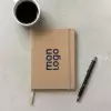 CARNET A5 PERSONNALISE EN PAILLE NATURELLE 'BOLGI' 