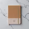 CARNET A5 PERSONNALISE PAILLE NATURELLE COTON 'BOLGA' 