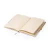CARNET A5 PERSONNALISE PAILLE NATURELLE COTON 'BOLGA' 