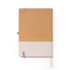 CARNET A5 PERSONNALISE PAILLE NATURELLE COTON 'BOLGA' 