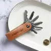 PORTE CLÉS CUIR PERSONNALISÉ 'LUFKY'
