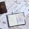 PORTE PASSEPORT PERSONNALISABLE CUIR RECYCLÉ 'LUBOCK'