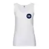 DÉBARDEUR PERSONNALISÉ FEMME BLANC 'CORSICA' 160 GR/M²