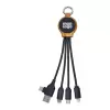 CABLE PERSONNALISABLE 5 EN 1 ECO 'KEYRING'