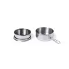 VERRE PLIABLE PERSONNALISABLE ACIER INOX 220 ML 'COTI'
