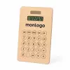 CALCULATRICE PERSONNALISÉE EN CARTON RECYCLE 'HUNE' 