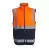 BODYWARMER HAUTE VISIBILITE PERSONNALISABLE 'PRO FULL ZIP'