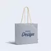 SAC DE PLAGE EN COTON RECYCLE PERSONNALISABLE 'BAYSIDE'