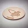 SOUS BOCK EN BOIS PERSONNALISABLE 'GOLO'