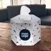 BOITE DE MOUCHOIRS PERSONNALISABLE 'TCHOUMA HEXAGON'